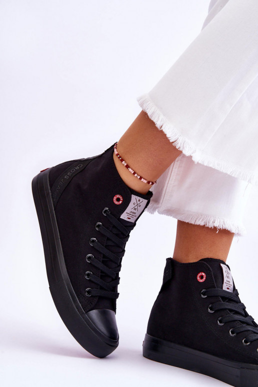 Scarpe casual Cross Jeans LL2R4088C colore nero del modello classico Scarpe casual Cross Jeans LL2R4088C colore nero del modello classico