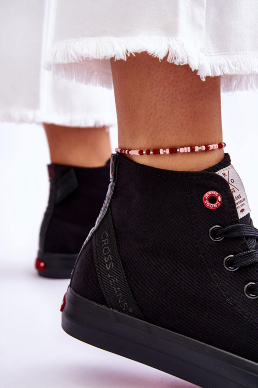 Scarpe casual Cross Jeans LL2R4088C colore nero del modello classico Scarpe casual Cross Jeans LL2R4088C colore nero del modello classico