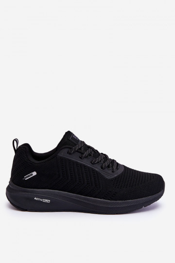 Modello classico Scarpe stile sportivo in colore nero Matias