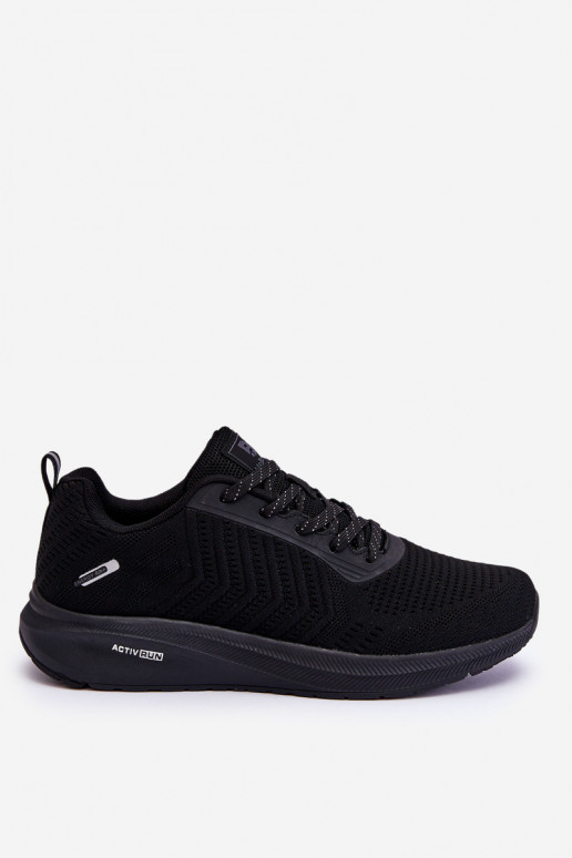 Modello classico Scarpe stile sportivo in colore nero Matias