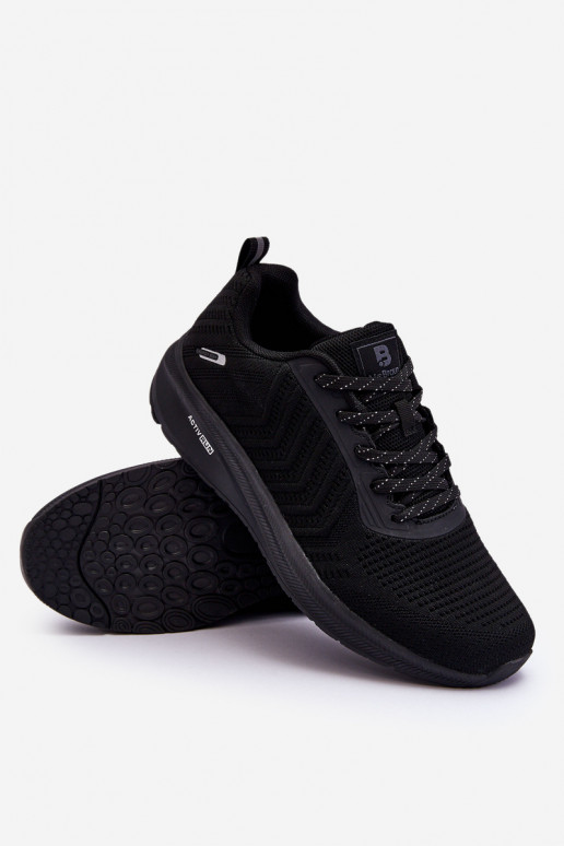 Modello classico Scarpe stile sportivo in colore nero Matias