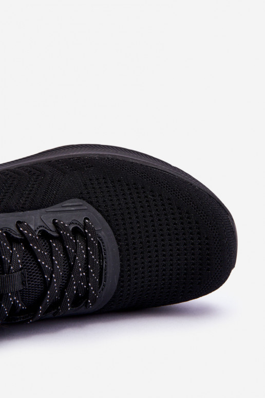 Modello classico Scarpe stile sportivo in colore nero Matias