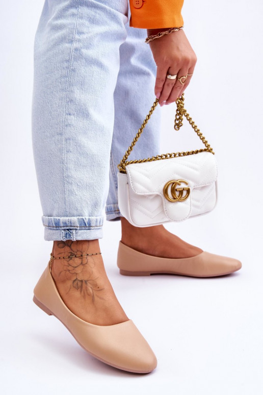 Modello classico Ballerina beige Stacee