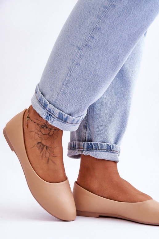 Modello classico Ballerina beige Stacee