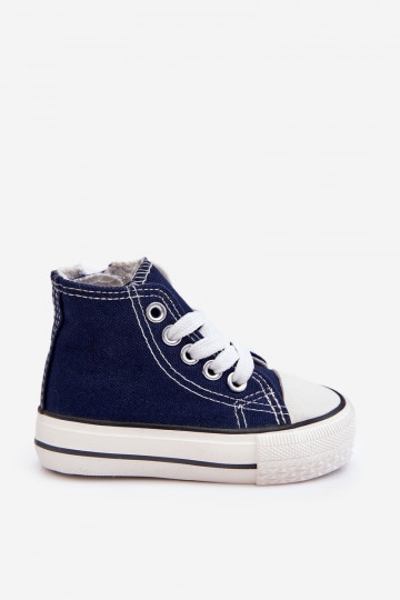 Scarpe per bambini con suola con cerniere in Filemon blu scuro