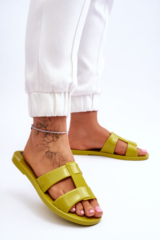 Pantofole JJ285261 verde Pantofole JJ285261 verde