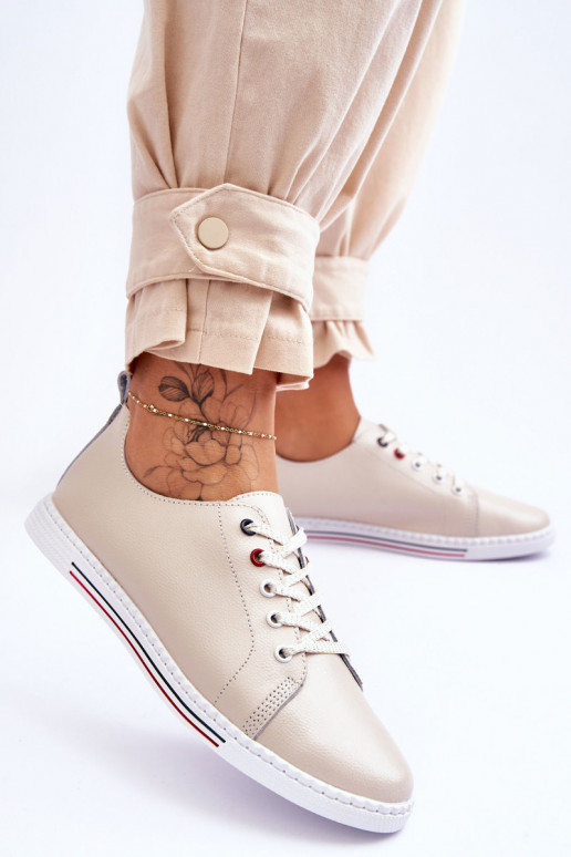 Scarpe per il tempo libero da donna beige S.Barski LR268R