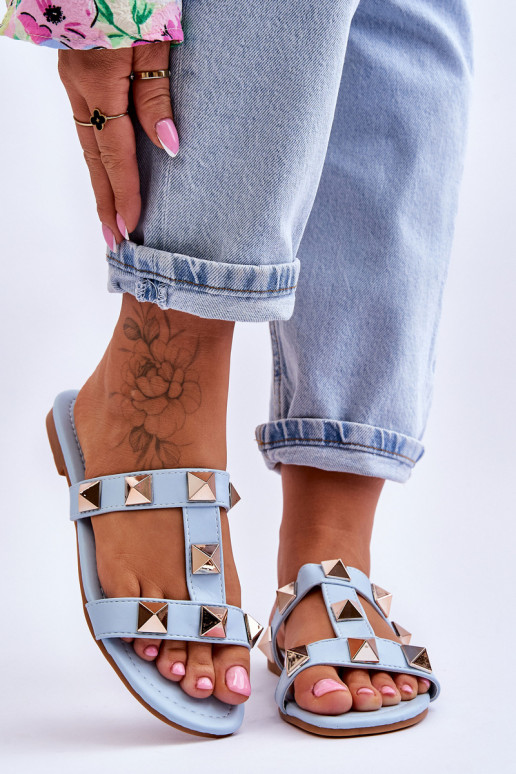 Pantofole Mercure colore blu