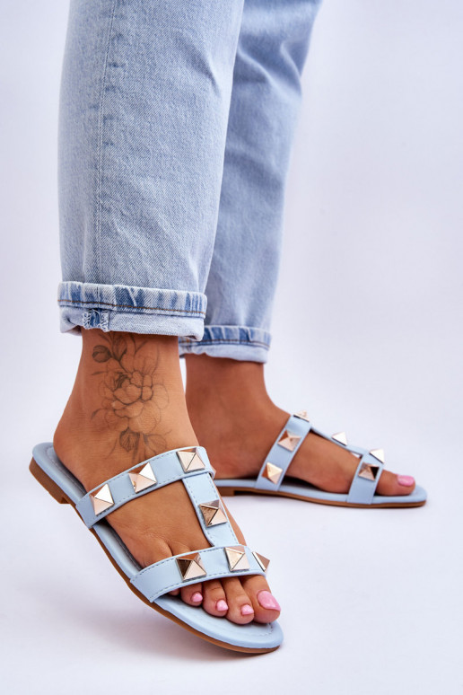 Pantofole Mercure colore blu