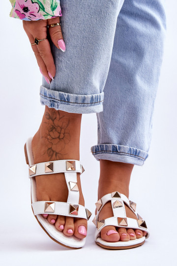 Pantofole in colore bianco Mercure