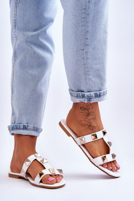 Pantofole in colore bianco Mercure