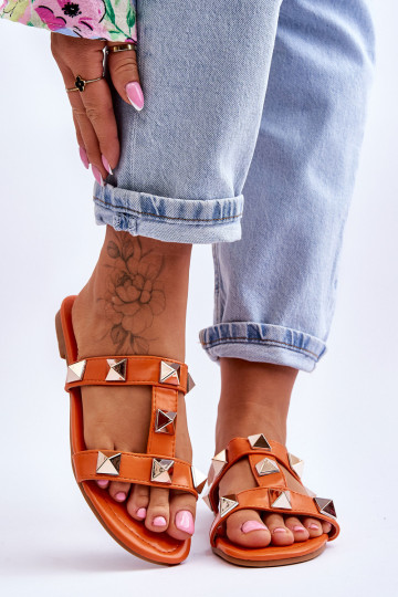 Pantofole Mercure colore arancione