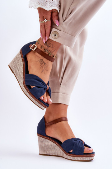 Sandali da donna di colore blu scuro Daphne 2