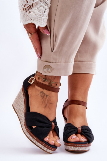 Sandali da donna colore nero Dafne