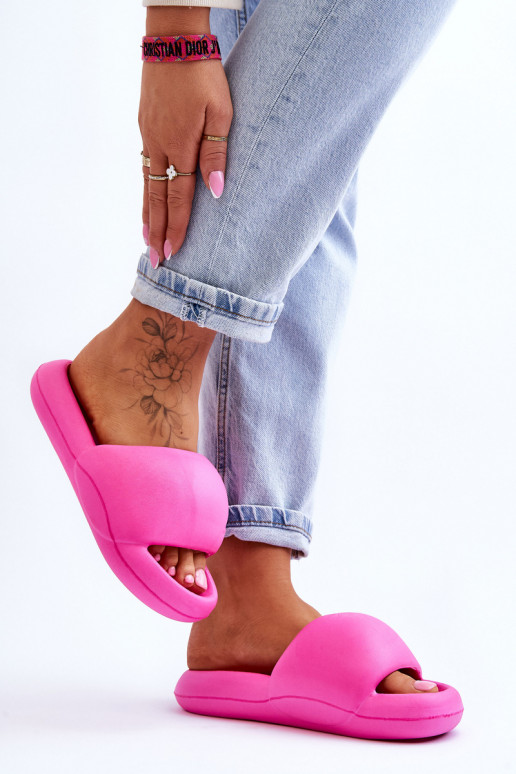 Pantofole leggere con suola placcata oro in rosa Milton