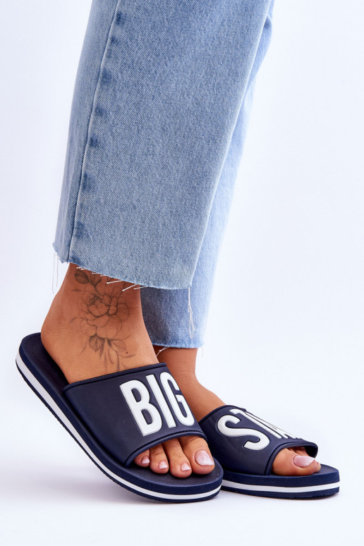 Pantofole modello classico Big Star JJ274A323 blu scuro