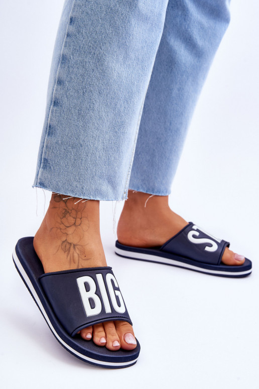 Pantofole modello classico Big Star JJ274A323 blu scuro