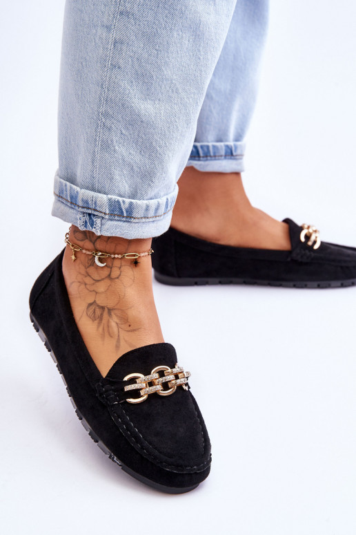 Mocassini slip-on in camoscio Sorento nero