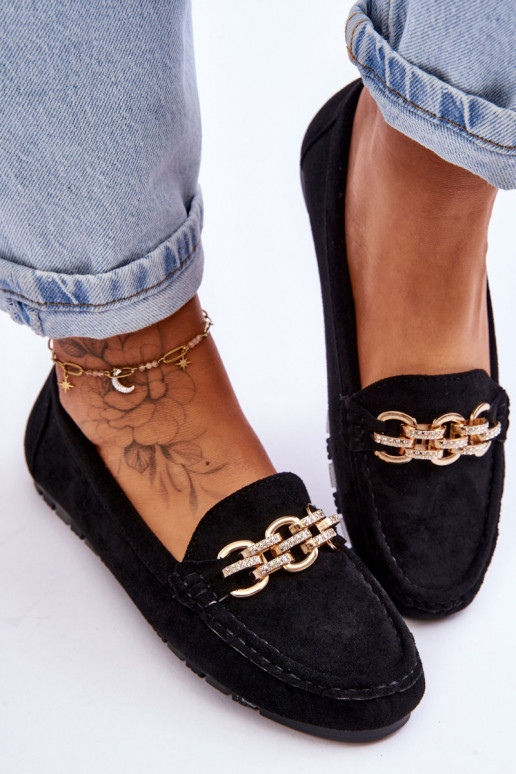 Mocassini slip-on in camoscio Sorento nero