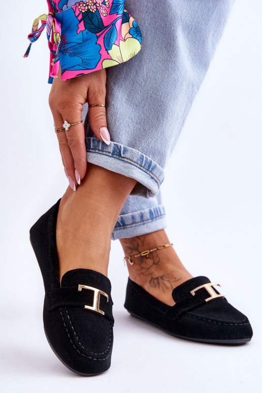 Mocassini slip-on classici in Carly nero