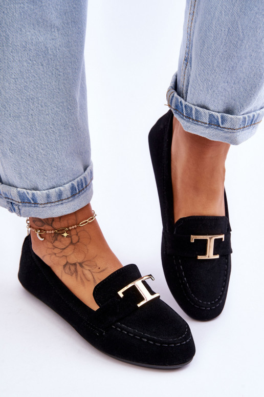 Mocassini slip-on classici in Carly nero