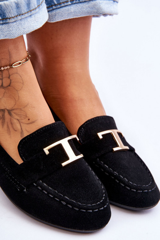 Mocassini slip-on classici in Carly nero