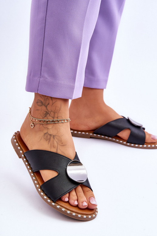 Sandali bassi colore nero Kenley