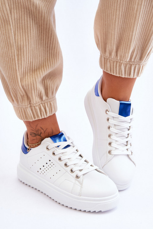 Scarpe stile sportivo Colore bianco-blu Be First!