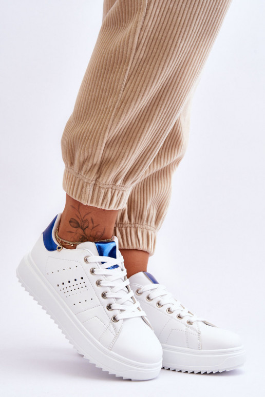 Scarpe stile sportivo Colore bianco-blu Be First!