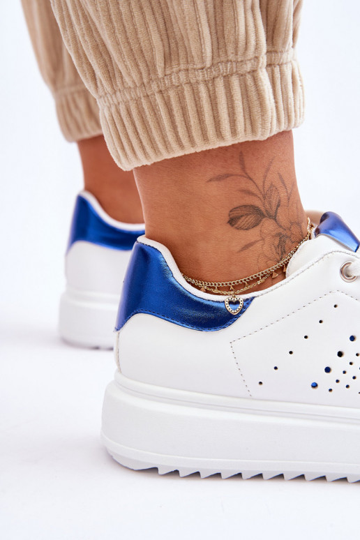 Scarpe stile sportivo Colore bianco-blu Be First!