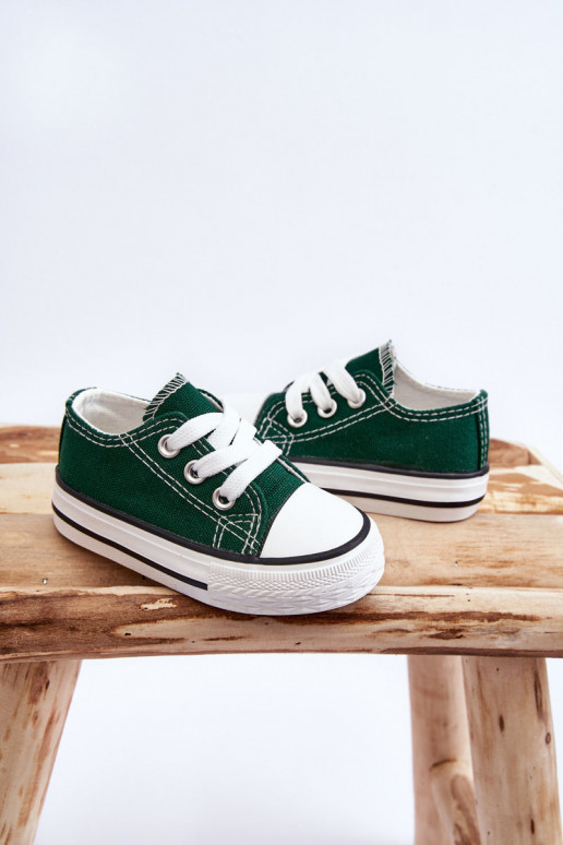 Scarpe sportive classiche per bambini in colore verde Filemon Scarpe sportive classiche per bambini in colore verde Filemon