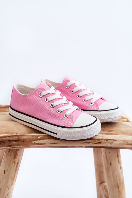 Scarpe sportive classiche per bambini in colore rosa Filemon