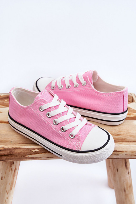 Scarpe sportive classiche per bambini in colore rosa Filemon