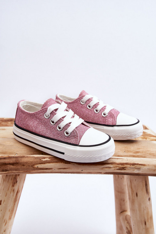 Scarpe per il tempo libero da bambino con cinturini in colore rosa Wella