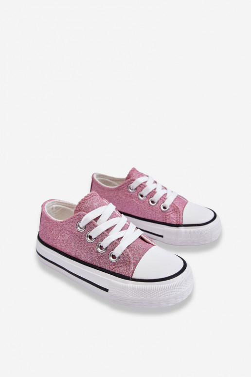 Scarpe per il tempo libero da bambino con cinturini in colore rosa Wella