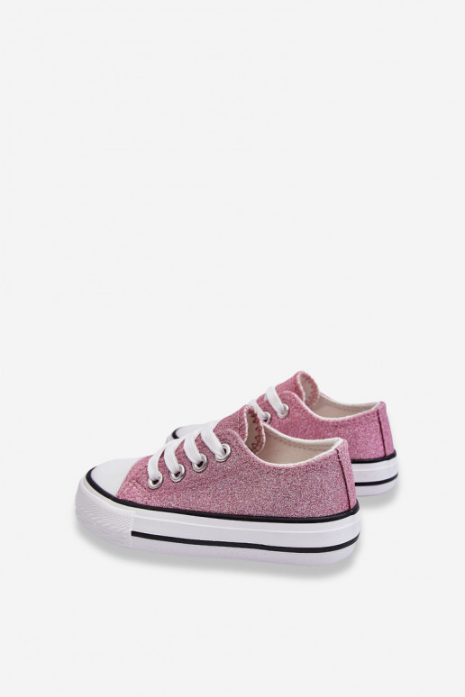 Scarpe per il tempo libero da bambino con cinturini in colore rosa Wella