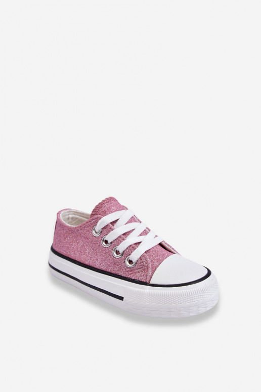 Scarpe per il tempo libero da bambino con cinturini in colore rosa Wella