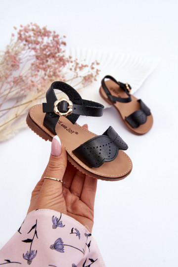 Sandali per bambini in colore nero Izzy