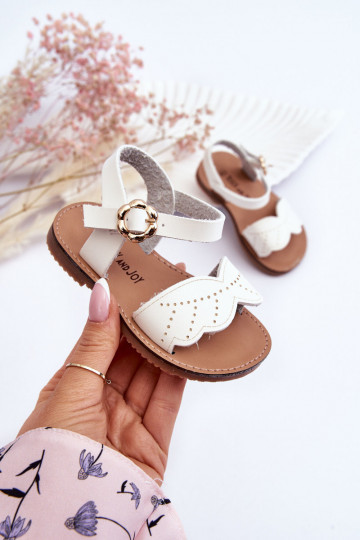 Sandali per bambini in colore bianco Izzy