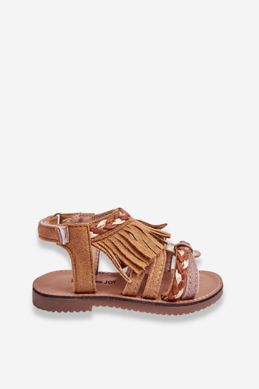 Sandali da bambino in colore marrone Missy