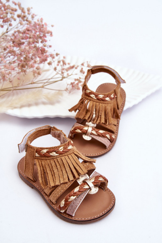 Sandali da bambino in colore marrone Missy