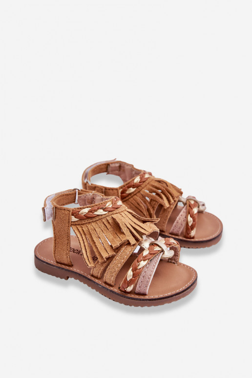 Sandali da bambino in colore marrone Missy