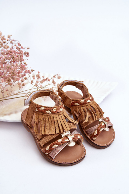 Sandali da bambino in colore marrone Missy