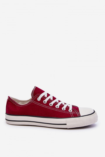 Scarpe sportive da donna in stile classico colore bordeaux Vegas 2