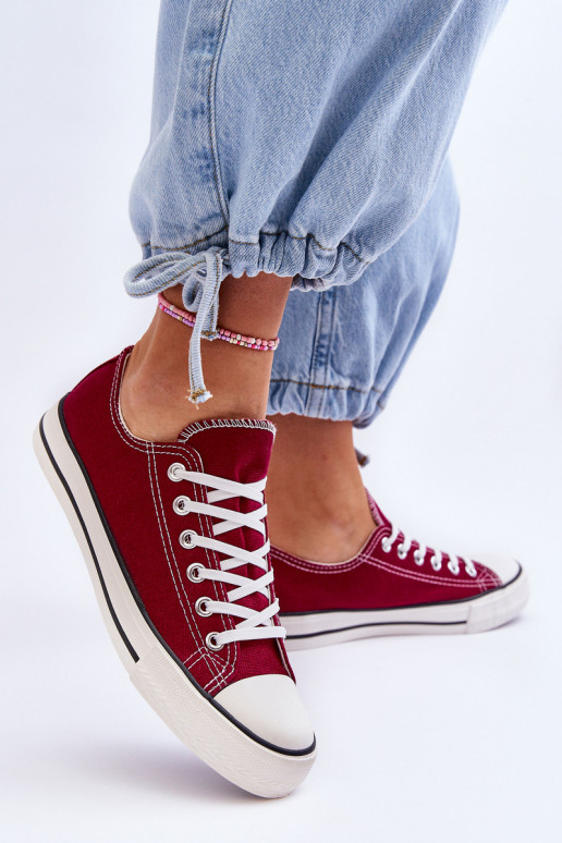 Scarpe sportive da donna in stile classico colore bordeaux Vegas Scarpe sportive da donna in stile classico colore bordeaux Vegas