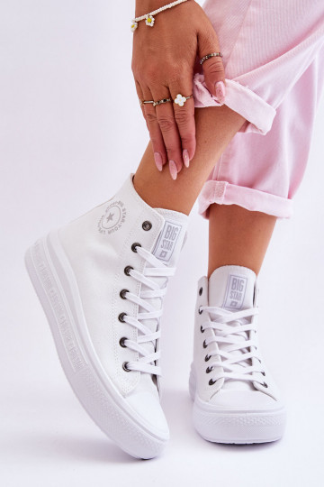 scarpe per il tempo libero con suola Big Star LL274A183 colore bianco