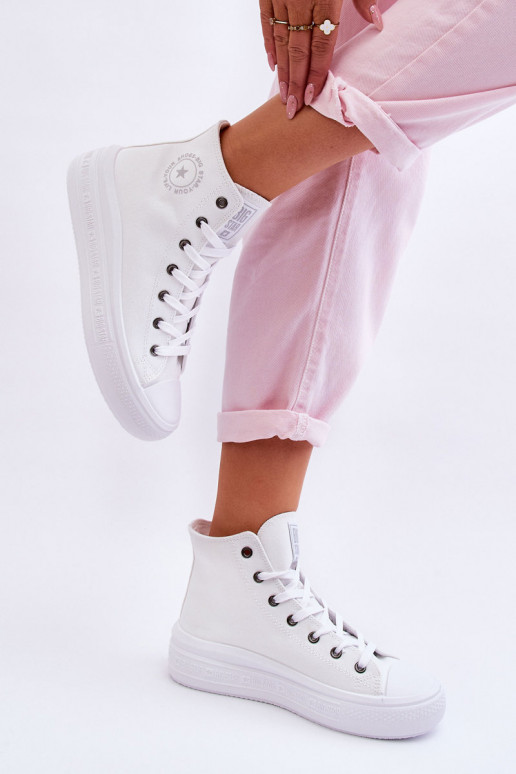 scarpe per il tempo libero con suola Big Star LL274A183 colore bianco
