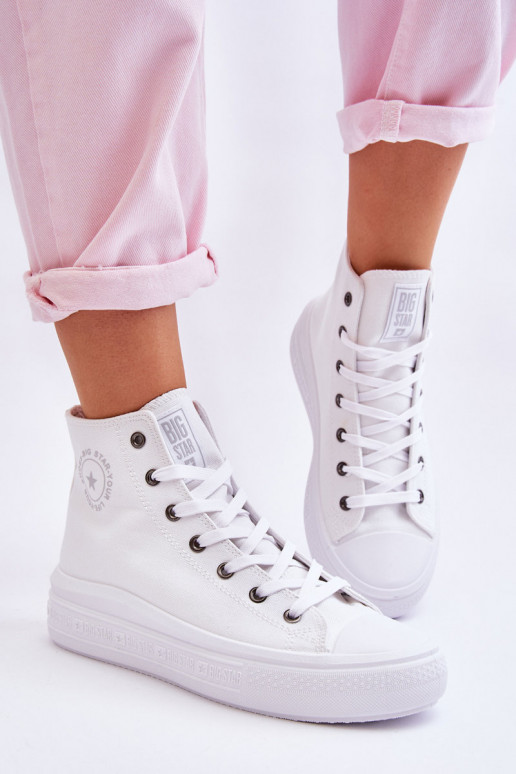 scarpe per il tempo libero con suola Big Star LL274A183 colore bianco