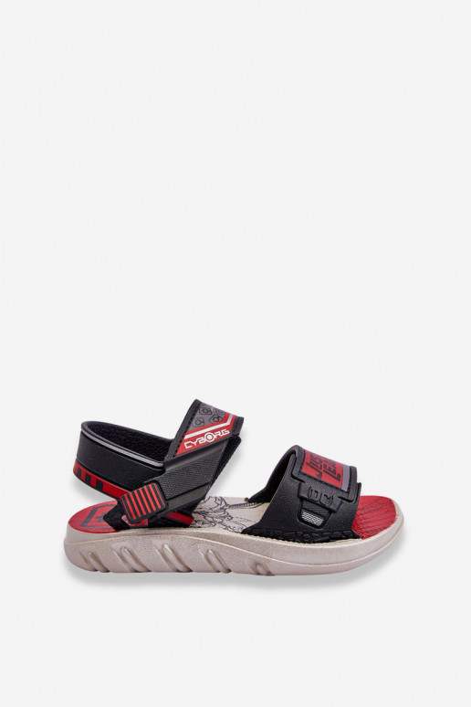 Sandali per bambini Grendene Kids JJ385011 Nero e rosso