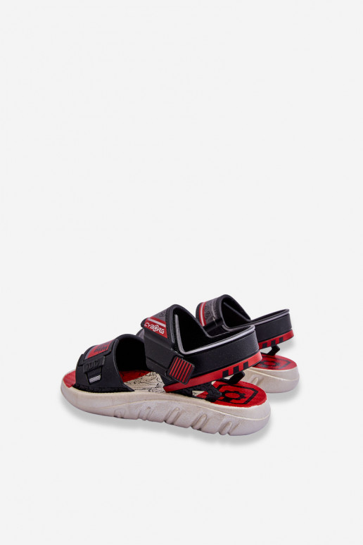 Sandali per bambini Grendene Kids JJ385011 Nero e rosso